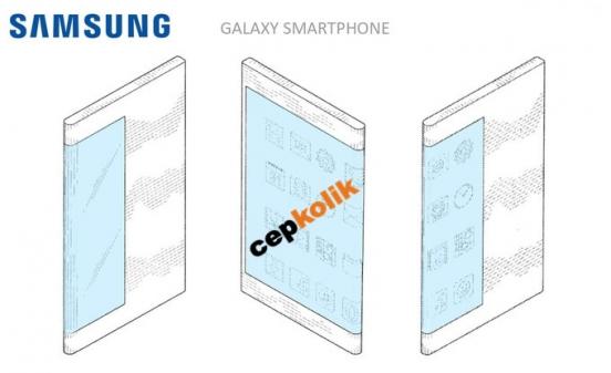 Samsung'un Yeni Katlanabilir Akıllı Telefonunun Çizimi Sızdırıldı