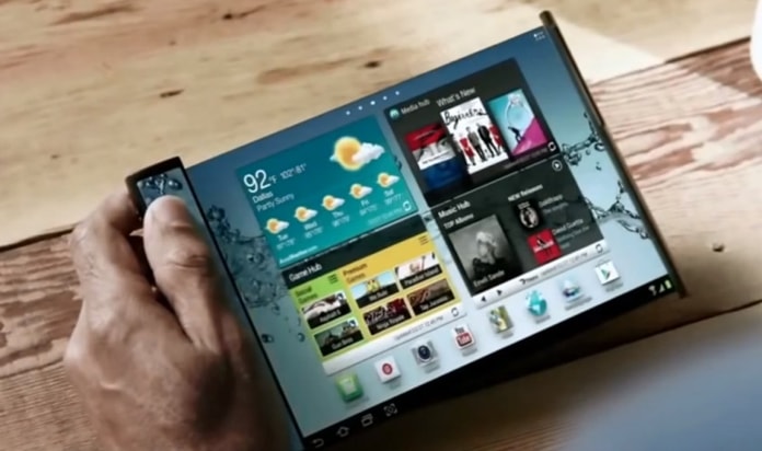 Samsung Parmak İzi Okuyuculu Katlanabilir Ekranın Patentini Aldı!