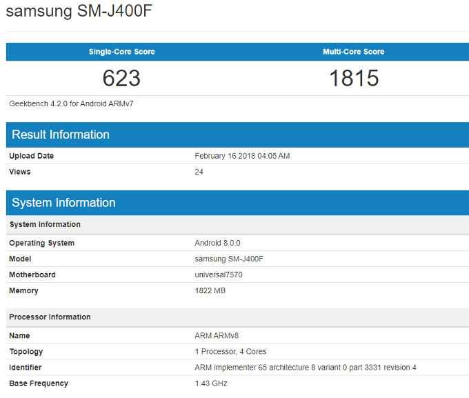 Samsung Galaxy J4 (2018)