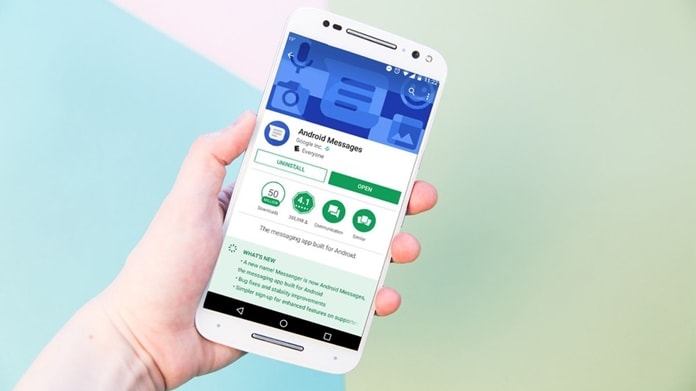 Android Mesajlar Uygulamasına Web Desteği Güncellemesi