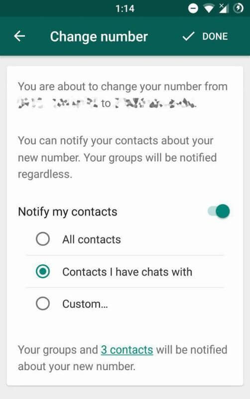 WhatsApp Numara Değiştirme!