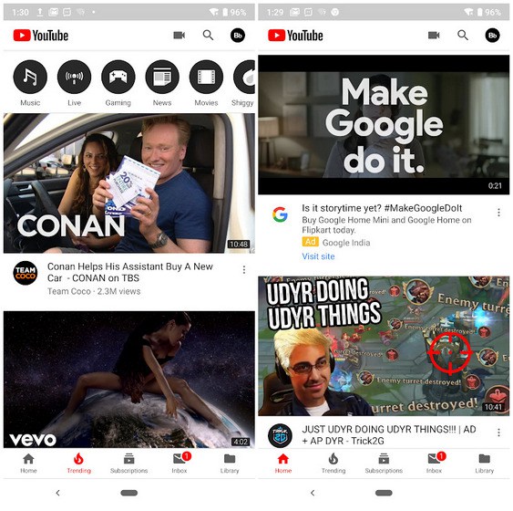 YouTube Android