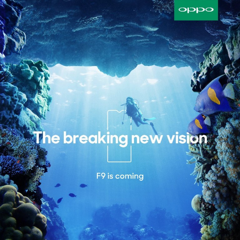 Oppo F9 Amiral Gemisinin İki Yeni Tanıtım Görseli Daha Yayınlandı