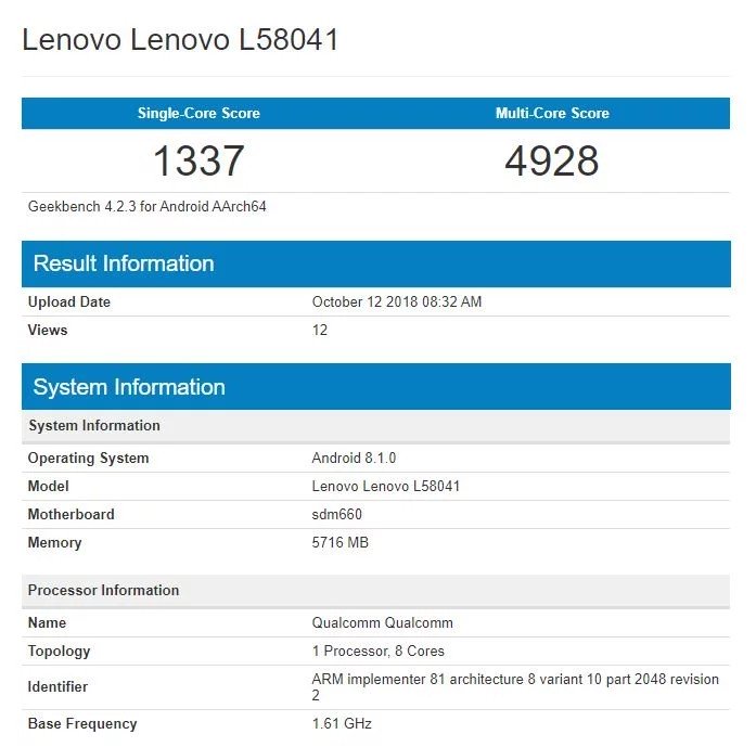 Lenovo S5 Pro