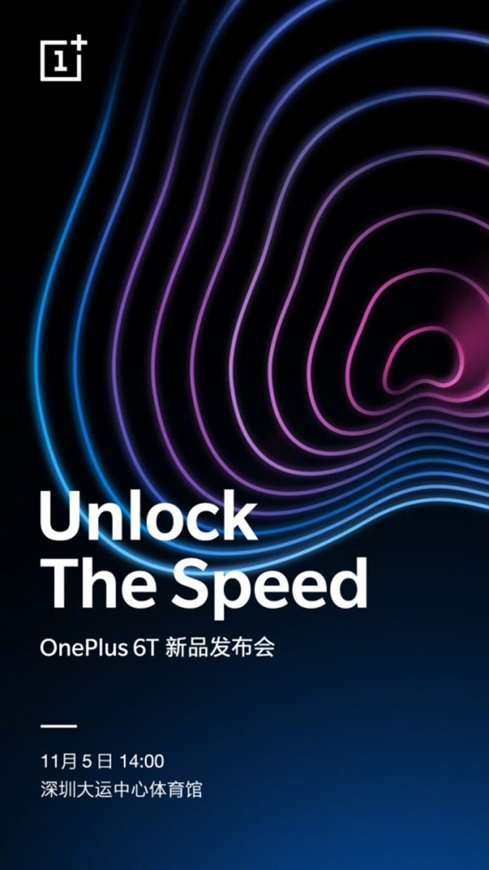 OnePlus 6T Çin Lansman Tarihi 5 Kasım Olarak Belirlendi