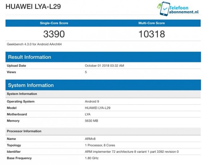Huawei Mate 20 Kirin 980 İle Rakiplerini Geride Bırakacağa Benziyor