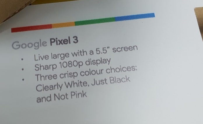 Google Pixel 3 ve Pixel 3 XL Ekran ve Renk Özellikleri 