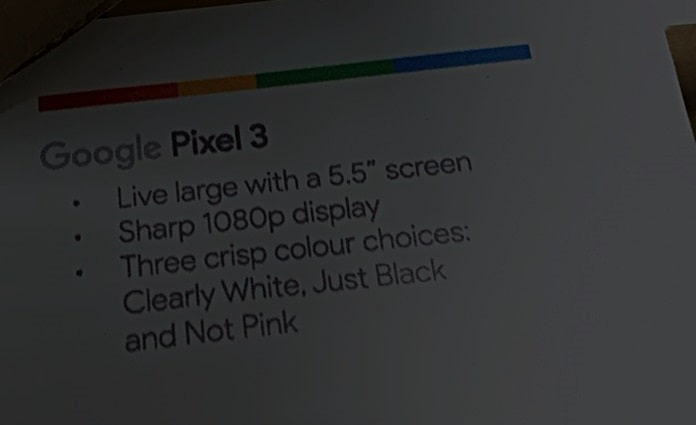 Google Pixel 3 ve Pixel 3 XL Ekran ve Renk Özellikleri