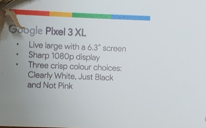 Google Pixel 3 ve Pixel 3 XL Ekran ve Renk Özellikleri 