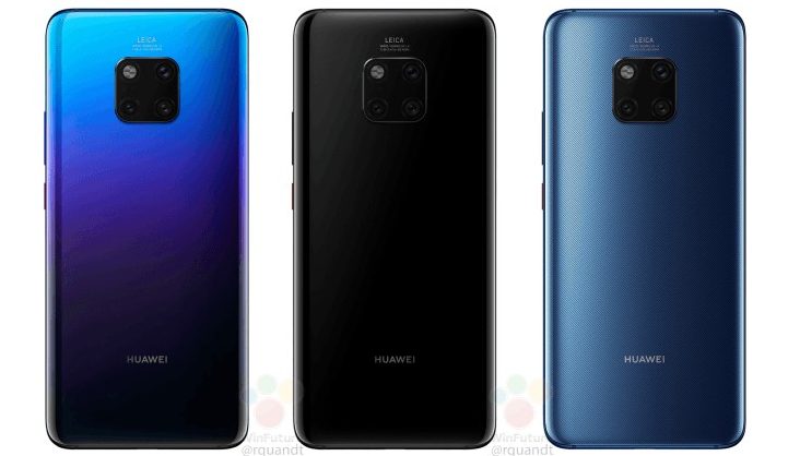 Huawei Mate 20 Hakkında Tanıtım Öncesi Daha Fazla Bilgi Sızdırıldı