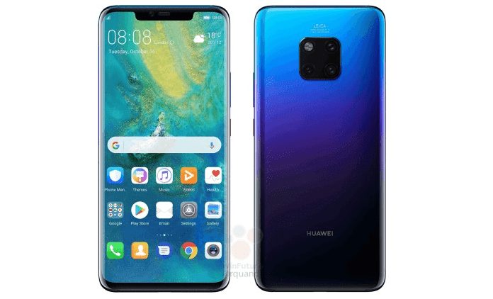 Huawei Mate 20 Hakkında Tanıtım Öncesi Daha Fazla Bilgi Sızdırıldı