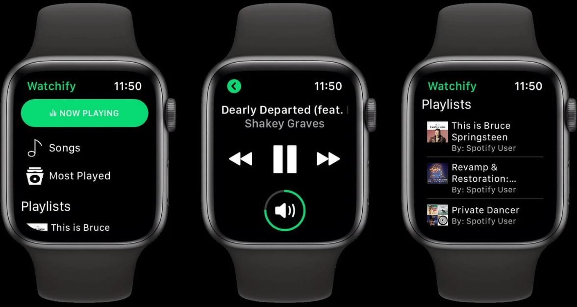 Apple Watch'ta Spotify Devri
