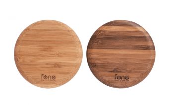 WoodPuck: Bamboo Edition Qi Wireless Charger