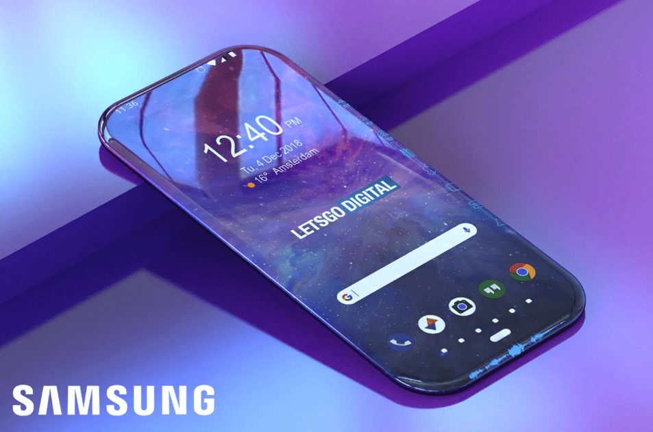 Samsung Çerçevesiz Telefon Patenti Başvurusunda Bulundu