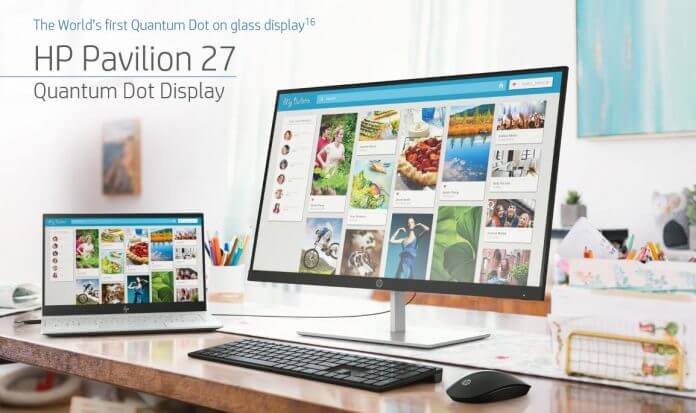 QLED Teknolojili Ekran HP Pavilion 27 Tanıtıldı