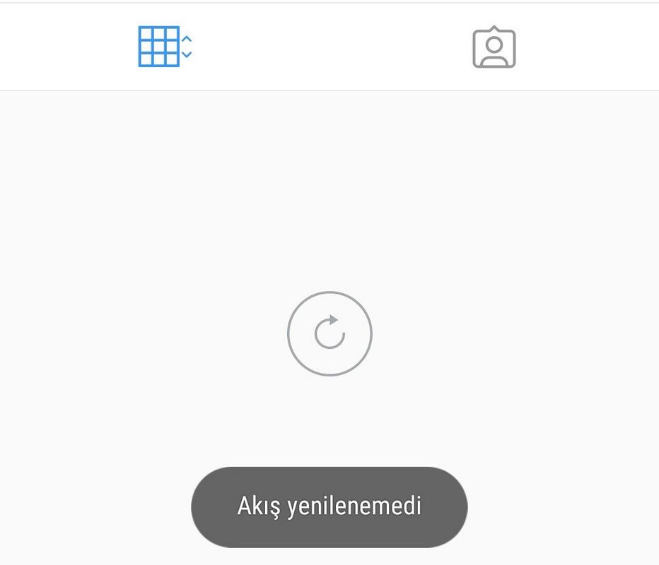 Instagram Akis Yenilenemedi