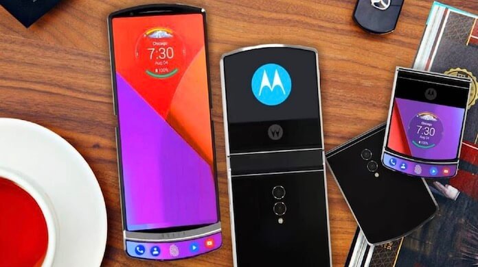 Motorola Razr katlanabilir akilli telefon