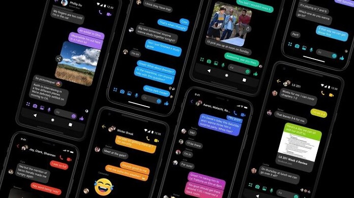 Facebook Messenger dark mode