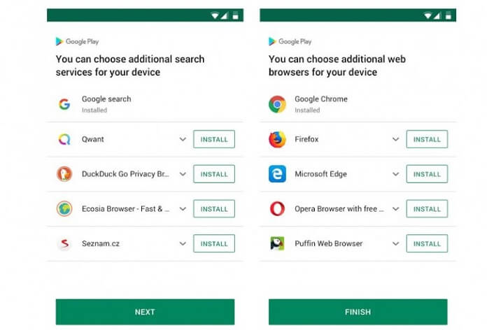 Android Kullanıcılarına Farklı Tarayıcı ve Arama Motoru Seçme Hakkı Geliyor