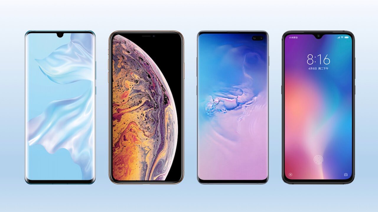 Huawei P30 Pro vs Samsung Galaxy S10 Plus vs Apple iPhone XS Max vs Xiaomi Mi 9