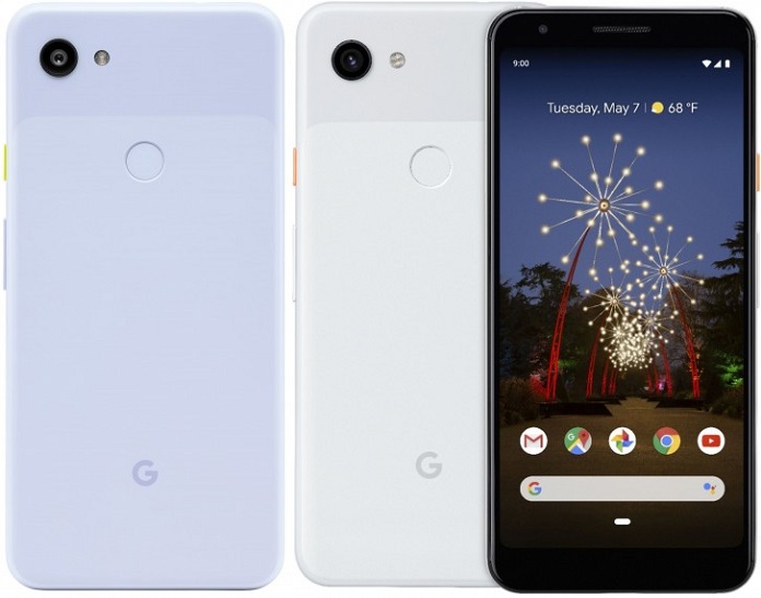 Pixel 3a Sarı Turuncu Renkli Güç Düğmesi