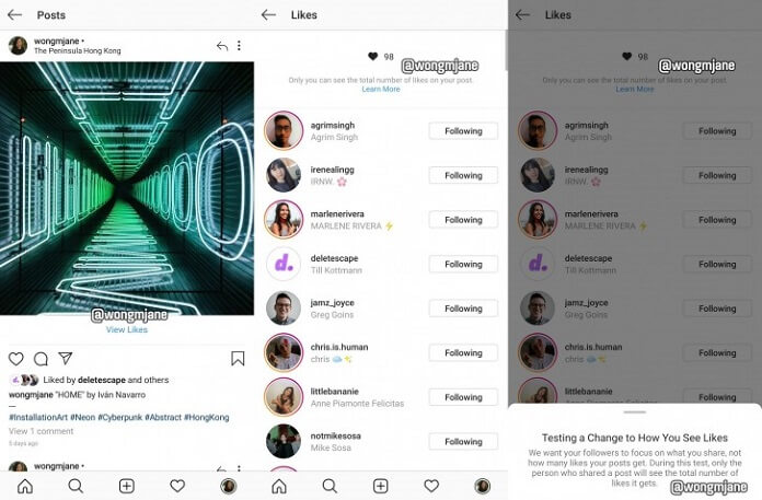 Instragram Beğeni Sayılarını Gizleyecek