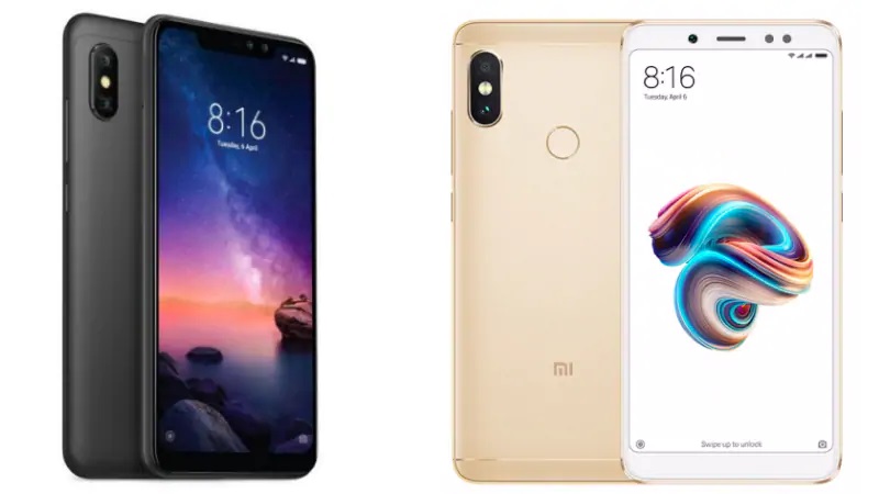 Redmi 6 Pro ve Note 5 Pro