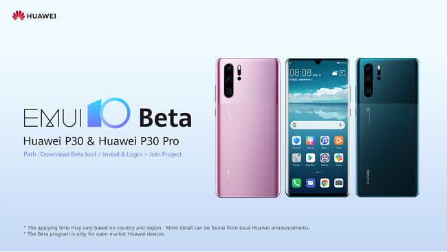 Huawei P30 EMUI 10