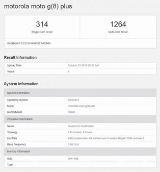 Moto G8 Plus Geekbenchte Görüntülendi - İşte Özellikleri