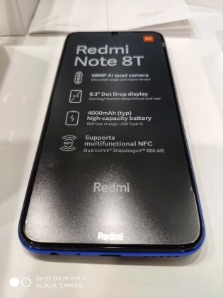 Redmi Note 8T Canlı Canlı Görüntülendi!