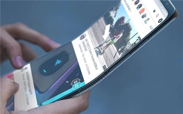 Samsung Dikey Katlanır Telefon Konseptini Ortaya Çıkardı!