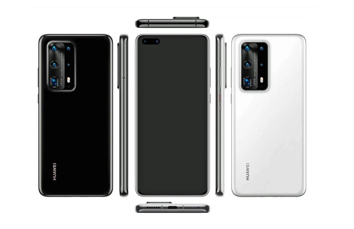 Huawei P40 Pro PE render