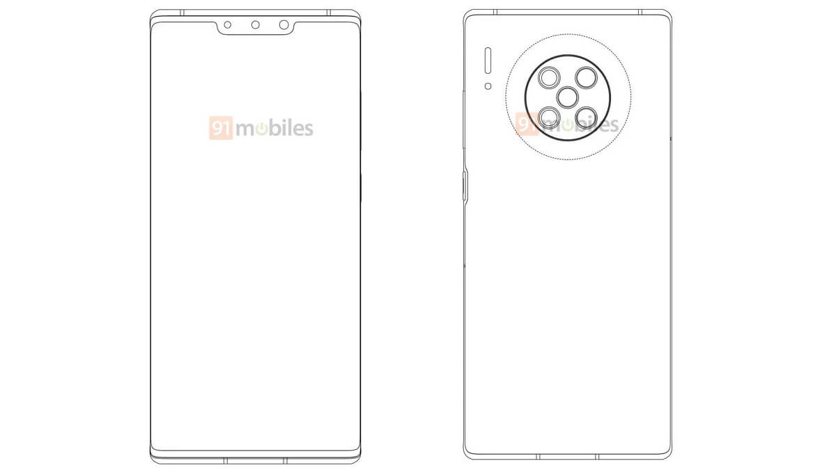 Huawei P40 patent