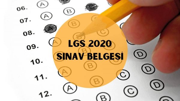 2020 LGS Giriş Belgesi