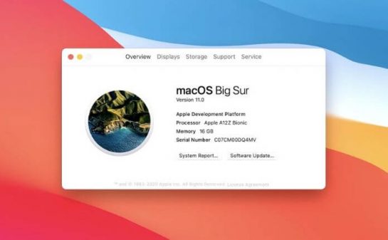 macOS Big Sur Güncellemesi