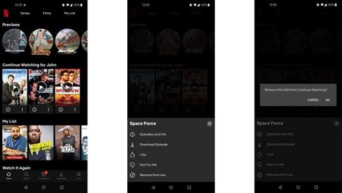 netflix iptal et