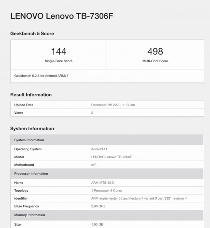 Lenovo Tab