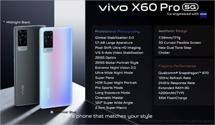 Vivo X60 dış