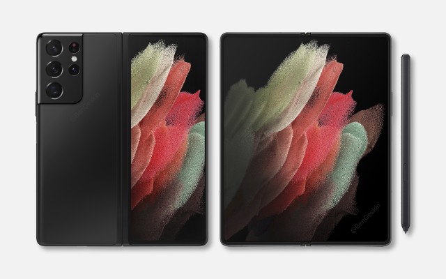 Galaxy Fold 3 Render