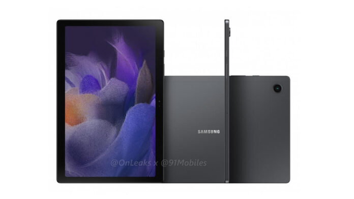 Samsung Galaxy Tab A8 2021 - render