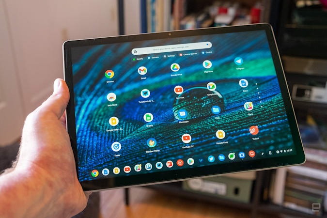 HP Chromebook X2 tablet modu