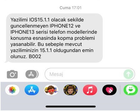 iphone hat kopma sorunu