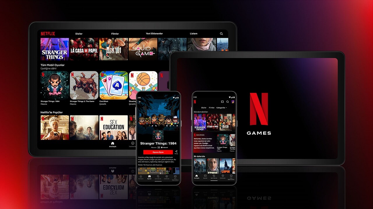 netflix mobil oyunları