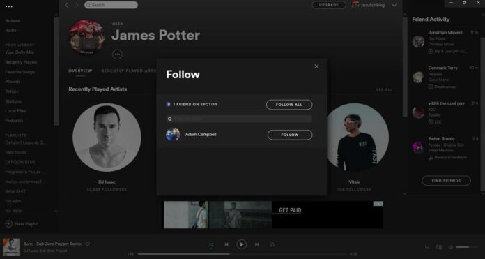 Spotify Kullanıcı Adı Bulma takip