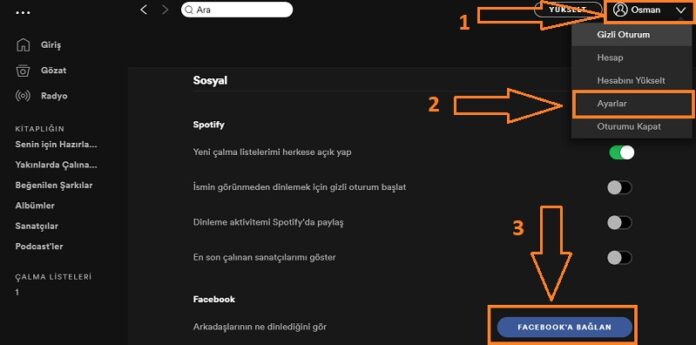 spotify kullanıcı adı değiştirme nasıl yapılır