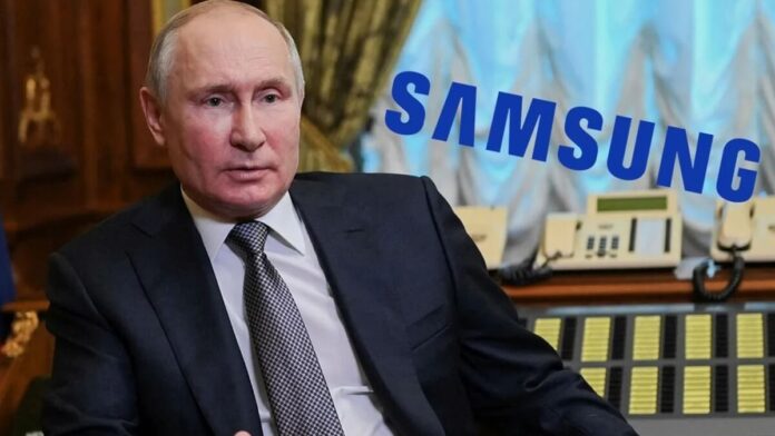 Samsung Rusya putin