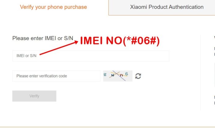 xiaomi ımeı sorgulama