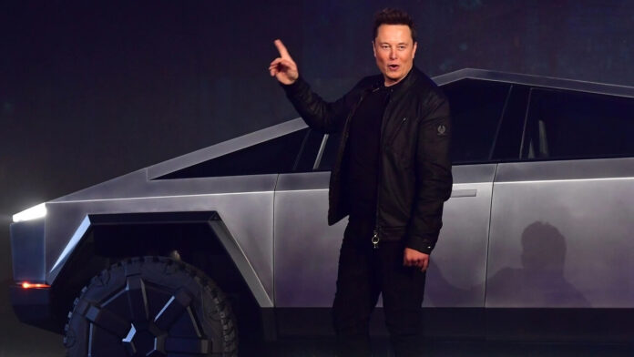 Elon musk Tesla'nın Cybertruck