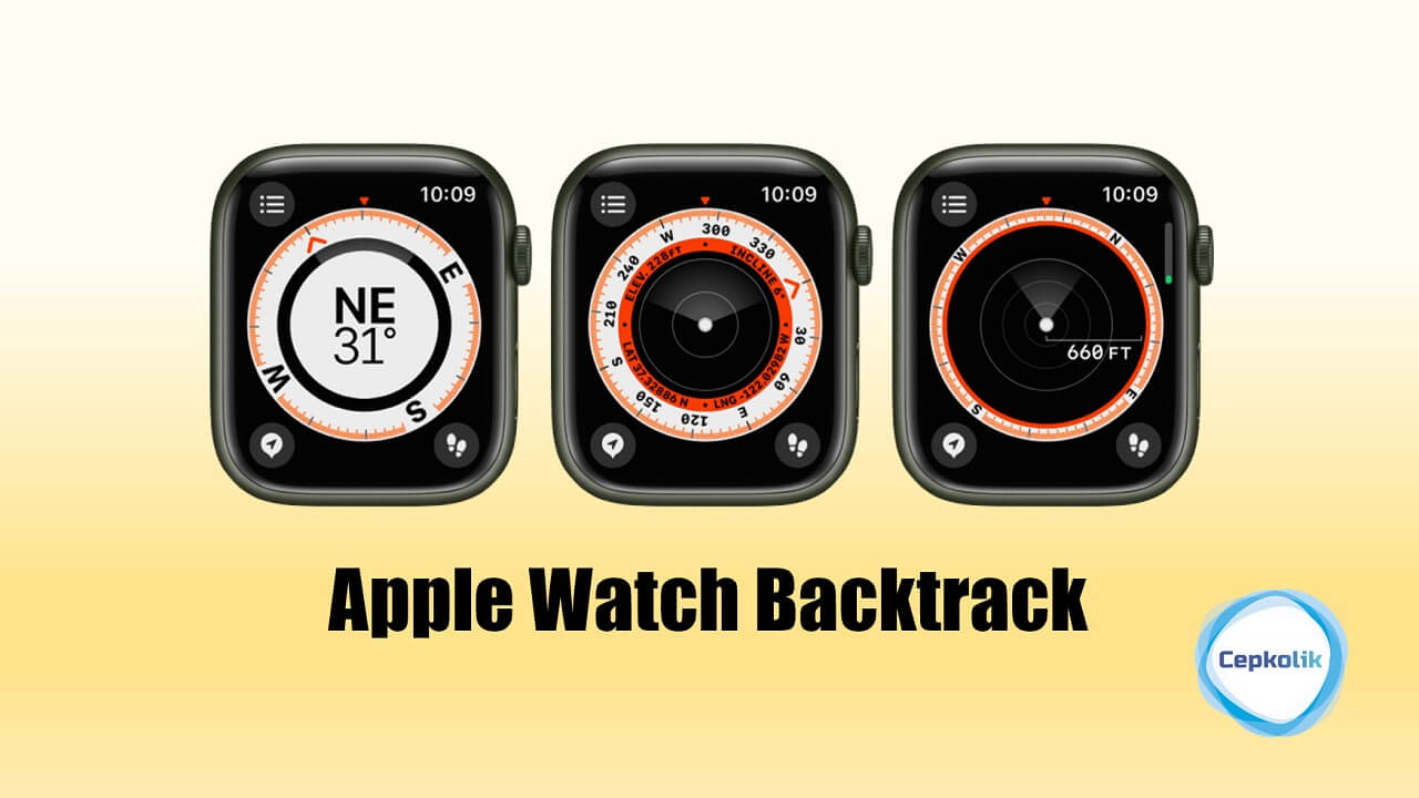 Apple Watch'ta Backtrack Nasıl Kullanılır