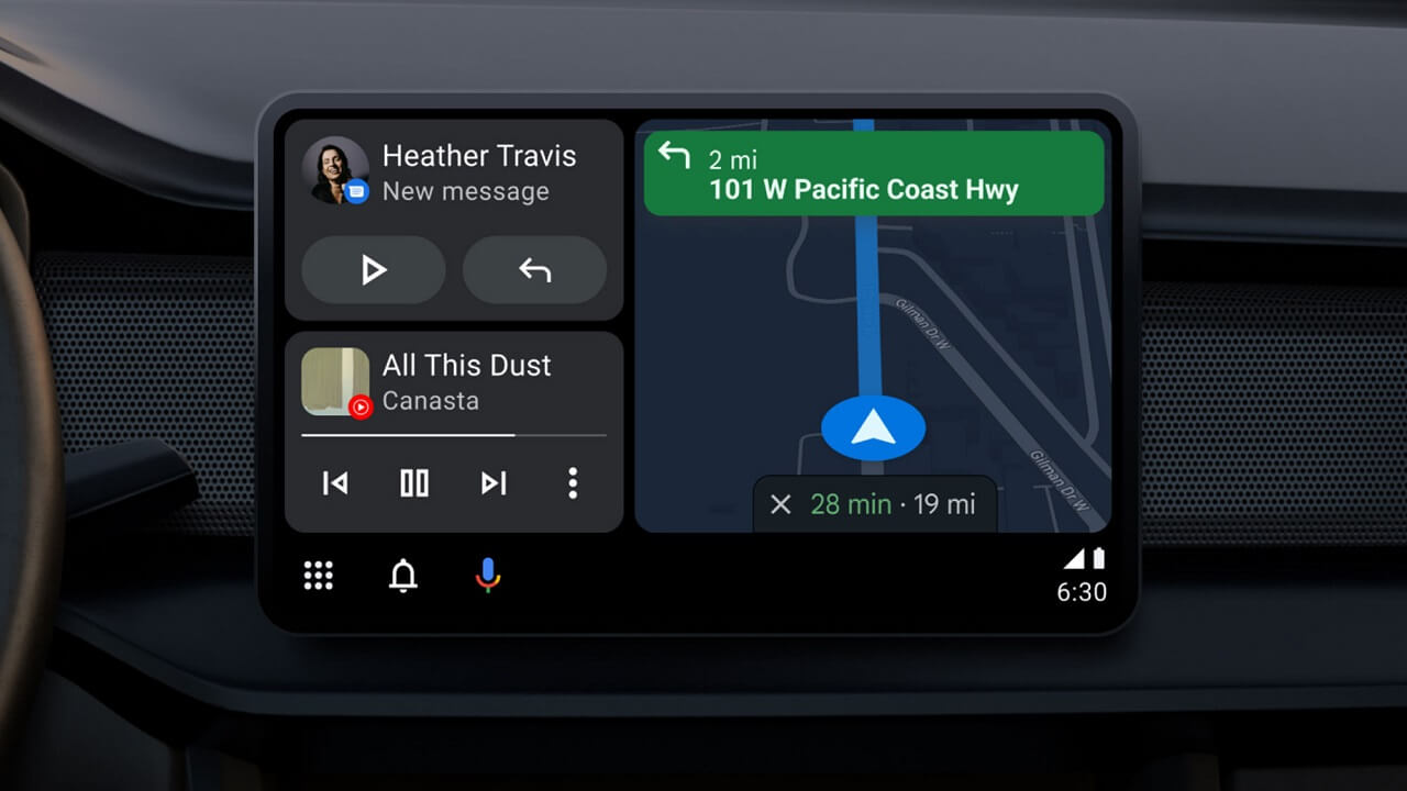 Android Auto'nun bazı şık yeni Material You ayarları var